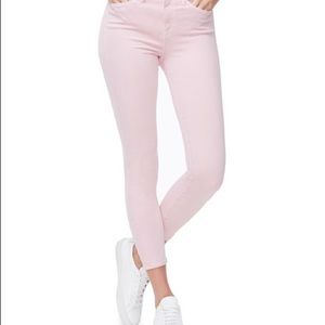 Good American size 0 jeans pink